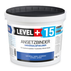 Gipskleber Ansetzbinder Kleber Innenbereich Riemchen Gips 5Kg LEVEL+15