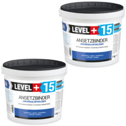 Gipskleber Ansetzbinder Kleber Innenbereich Riemchen Gips 10Kg LEVEL+15