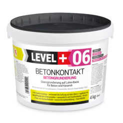 Betonkontakt Haftbrücke Putzgrund Grundierung Betongrundierung 4Kg LEVEL+06