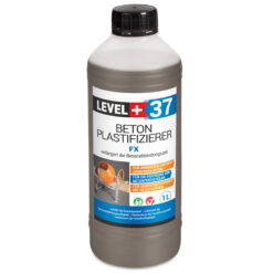 Beton Plastifizierer FX Beton-Zusatzmittel Betonverflüssiger Estrich Verzögerer 1L LEVEL+37