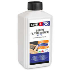 Beton Plastifizierier BV FM Beton-Zusatzmittel Beton Fliessmittel Betonverflüssiger 1L LEVEL+38