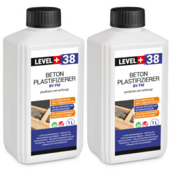 Beton Plastifizierier BV FM Beton-Zusatzmittel Beton Fliessmittel Betonverflüssiger 2L LEVEL+38