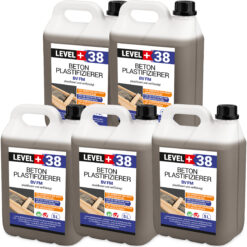 Beton Plastifizierier BV FM Beton-Zusatzmittel Beton Fliessmittel Betonverflüssiger 25L LEVEL+38