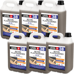 Beton Plastifizierier BV FM Beton-Zusatzmittel Beton Fliessmittel Betonverflüssiger 30L LEVEL+38