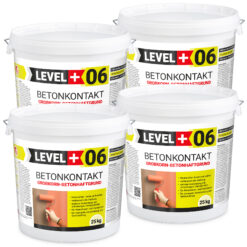 Betonkontakt Haftbrücke Putzgrund Grundierung Betongrundierung 100Kg LEVEL+06