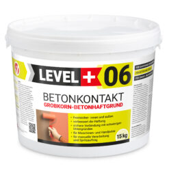Betonkontakt Haftbrücke Putzgrund Grundierung Betongrundierung 15Kg LEVEL+06
