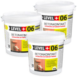 Betonkontakt Haftbrücke Putzgrund Grundierung Betongrundierung 75Kg LEVEL+06