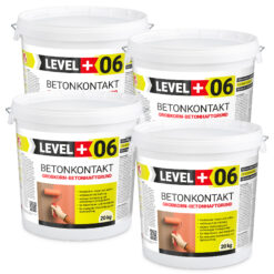Betonkontakt Haftbrücke Putzgrund Grundierung Betongrundierung 80Kg LEVEL+06
