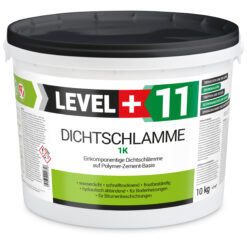 Dichtschlämme 1K Trockener Keller Treppe Abdichten Aussen Balkon 10Kg LEVEL+11