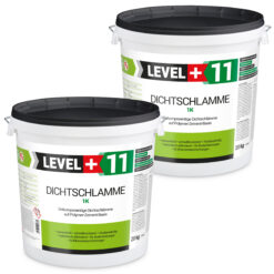 Dichtschlämme 1K Trockener Keller Treppe Abdichten Aussen Balkon 40Kg LEVEL+11