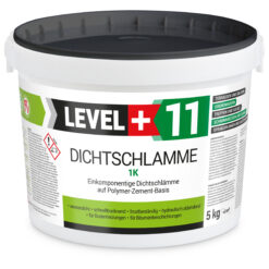 Dichtschlämme 1K Trockener Keller Treppe Abdichten Aussen Balkon 5Kg LEVEL+11