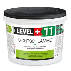 Dichtschlämme 1K Trockener Keller Treppe Abdichten Aussen Balkon 10Kg LEVEL+11