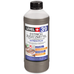 Estrichzusatzmittel Estrich Plus für Fussbodenheizung Beton Plastifizierer, Betonverflüssiger 1L LEVEL+39