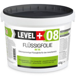 Alternative view of Flüssigfolie in 1K Dichtfolie Abdichtfolie Abdichtung Bad Dusche Küche Wasserdicht 4Kg + Farbroller 10cm LEVEL+08