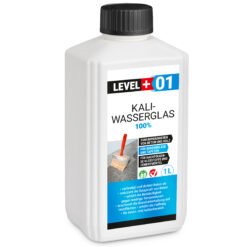 Kaliwasserglas 1L Pur Betonversiegelung Holzschutz Imprägnierung Grundierung Verfestung Unverdünnt LEVEL+01
