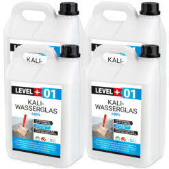 Kaliwasserglas 20L Pur Betonversiegelung Holzschutz Imprägnierung Grundierung Verfestung Unverdünnt LEVEL+01