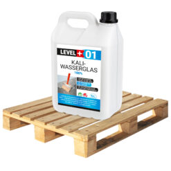Kaliwasserglas Pur 5L x 108 St. Konservierung Imprägnierung 540L Palette LEVEL+01