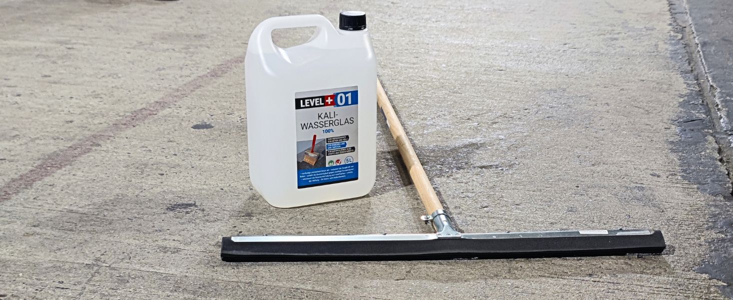 Kaliwasserglas 4L Pur Betonversiegelung Holzschutz Imprägnierung Grundierung Verfestung Unverdünnt LEVEL+01 – Bild 2