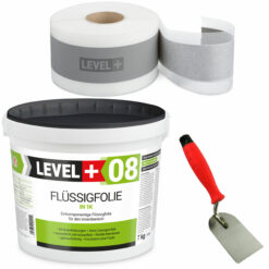 Dichtset Abdichtung Set Flüssigfolie 7Kg Bad Dusche Küche LEVEL+ SET02