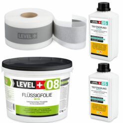 Dichtset Abdichtung Set Flüssigfolie Bad Dusche Küche LEVEL+ SET17