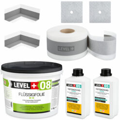 Dichtset Abdichtung Set Flüssigfolie Bad Dusche Küche  LEVEL+ SET19