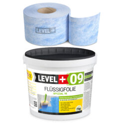 Dichtset Spezial Flussigfolie 7kg Dichtband 5m Abdichtung Bad Balkon Dusche LEVEL+ SET72