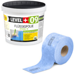 Dichtset Spezial Flussigfolie 7kg Dichtband 10m Abdichtung Bad Balkon Dusche LEVEL+ SET73