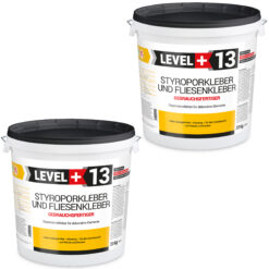 Styroporkleber Korkkleber Renovieren Dispersionkleber Polymerbasis 40Kg LEVEL+13