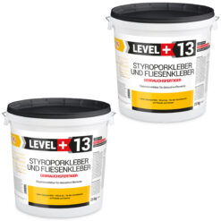 Styroporkleber Korkkleber Renovieren Dispersionkleber Polymerbasis 50Kg LEVEL+13