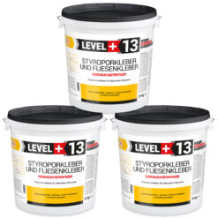 Styroporkleber Korkkleber Renovieren Dispersionkleber Polymerbasis 75Kg LEVEL+13