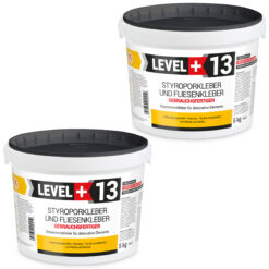 Styroporkleber Korkkleber Renovieren Dispersionkleber Polymerbasis 5+5Kg LEVEL+13