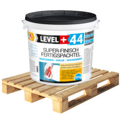 Super-Finish Fertigspachtel 480Kg Palette 24 x20Kg Q1-Q4 Glätt Spachtelmasse Innen LEVEL+44