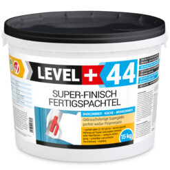 Super Finish Fertigspachtel Q1-Q4 Spachtelmasse Perfekt Glatt Weiß Innenbereich 15Kg LEVEL+44