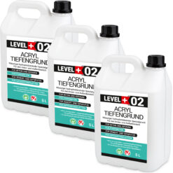 Tiefengrund Acryl Grundierung 15L Innen Außen Verfärbungsfrei Lösungsmittelfrei unter Farben Tapeten LEVEL+02