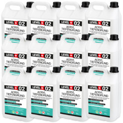 Tiefengrund Acryl Grundierung 60L Innen Außen Verfärbungsfrei Lösungsmittelfrei unter Farben Tapeten LEVEL+02