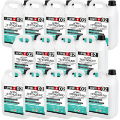 Tiefengrund Acryl Grundierung 70L Innen Außen Verfärbungsfrei Lösungsmittelfrei unter Farben Tapeten LEVEL+02