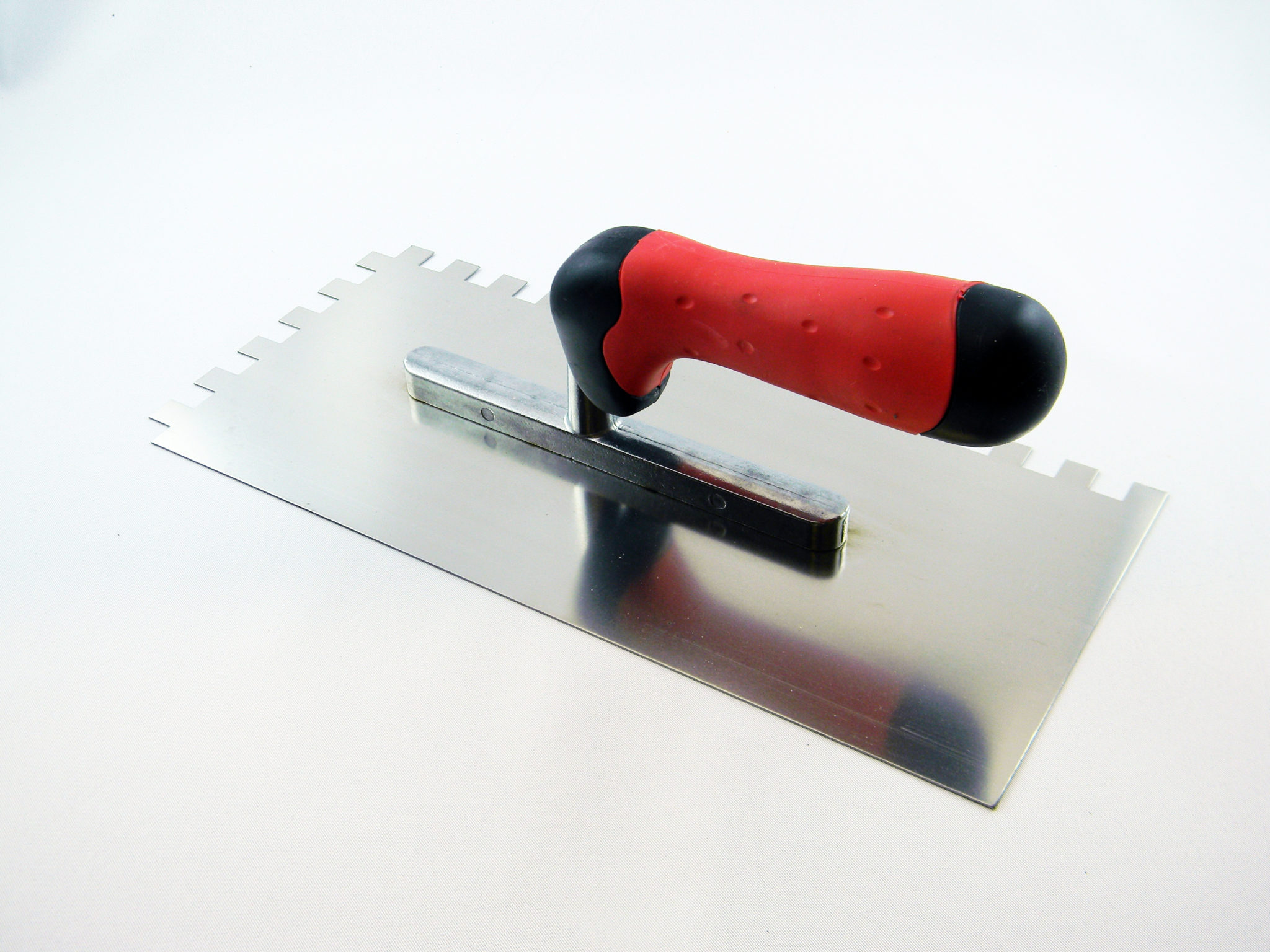 WERKFIT Profi Zahnkelle Edelstahl 6 Mm - Glättekelle Mit Holzgriff Made In Austria