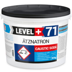 Ätznatron , Caustic Soda Natriumhydroxid NAOH Microperlen 1x10kg Eimer LEVEL+ LEVEL+71