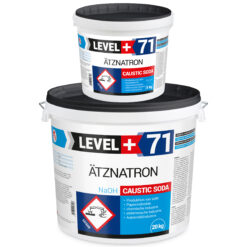 Ätznatron , Caustic Soda Natriumhydroxid NAOH Microperlen 25kg Eimer LEVEL+ LEVEL+71