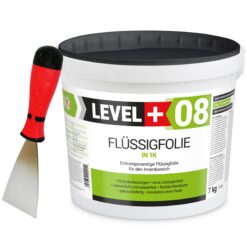 Dichtset Duschabdichtung Abdichtung Flüssigfolie 4kg Bad Dusche Küche LEVEL+ SET400