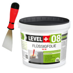 Dichtset Duschabdichtung Abdichtung Flüssigfolie 7kg Bad Dusche Küche LEVEL+ SET402