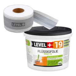 Dicht-Set Innen Außen Abdichtung-Set Dichtvlies Flüssigfolie 12kg Holz Fliesen OSB Wasserdicht Dichtband 120/70mm Ausdehnbar SET527