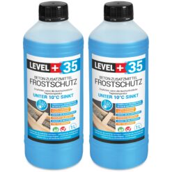 Beton-Zusatzmittel Frostschutz Plastifizierer Betonverflüssiger 2L LEVEL+35