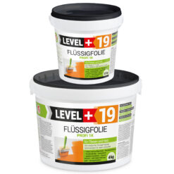 Flüssigfolie in 1K Dichtfolie Abdichtfolie Abdichtung Terassen Keller Bad Dusche 5,5Kg LEVEL+19
