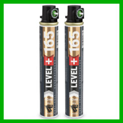 Gaskartusche 2 Stk. (Fuel Cell) Ersatzgas für Nagler 165mm, 80ml grün Ring LEVEL+165