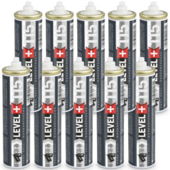 Gaskartusche 115mm Fuel Cell für gasbetriebene Setzgeräte Ersatzgas 10 Stk. LEVEL+115