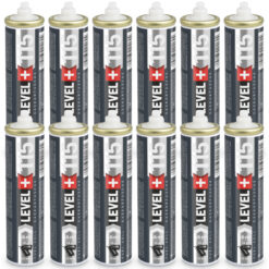 Gaskartusche 115mm Fuel Cell für gasbetriebene Setzgeräte Ersatzgas 12 Stk. LEVEL+115