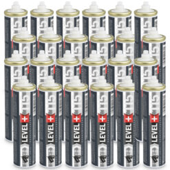 Gaskartusche 115mm Fuel Cell für gasbetriebene Setzgeräte Ersatzgas 24 Stk. LEVEL+115