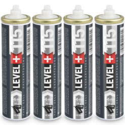 Gaskartusche 115mm Fuel Cell für gasbetriebene Setzgeräte Ersatzgas 4 Stk. LEVEL+115