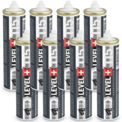 Gaskartusche 115mm Fuel Cell für gasbetriebene Setzgeräte Ersatzgas 8 Stk. LEVEL+115